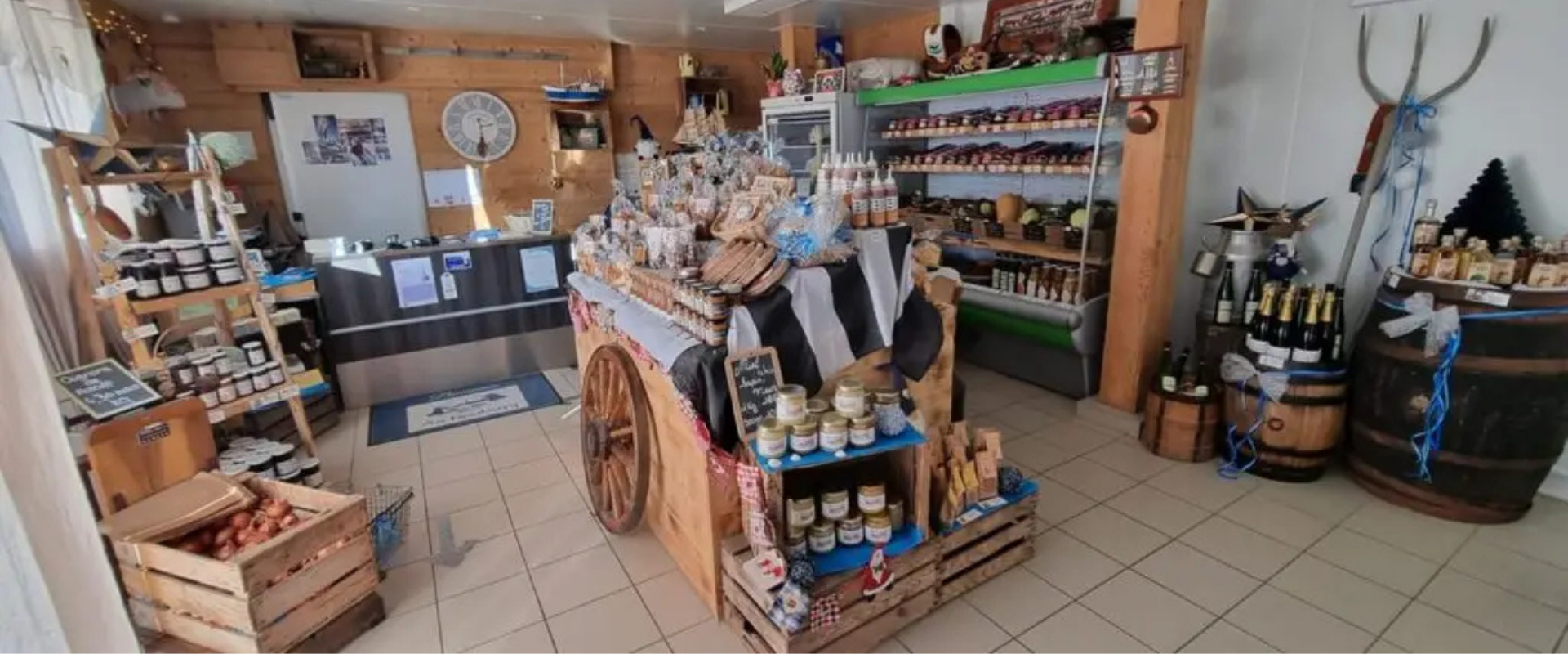Au Roubary, Magasin à la ferme GAEC Les Champs Fleuris